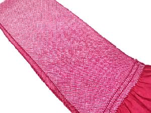 正絹　振袖用　絞り　帯揚げ